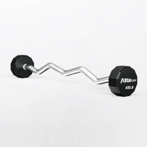Max Diamond-cut Curl Barbell